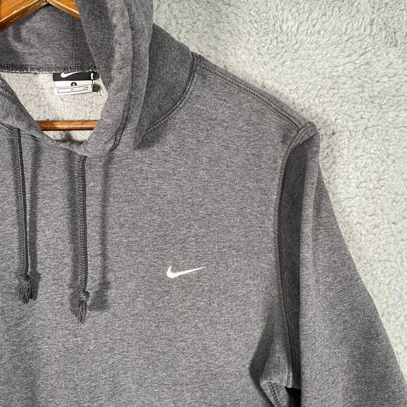 Nike Sportswear Hoodie Mens Small Gray Pullover Hooded Sweatshirt 341572 - Picture 2 of 8